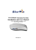 Starwin V9 OTM45 Installation And User Manual предпросмотр