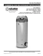 Preview for 1 page of State Water Heaters 119300 Service Handbook