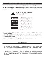 Preview for 2 page of State Water Heaters 120 Series Instruction Manual