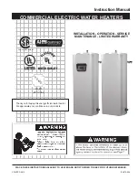 Предварительный просмотр 1 страницы State Water Heaters ***120kW I Instruction Manual