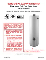 State Water Heaters 196114-000 Installation, Operation, Service, Maintenance, Limited Warranty preview