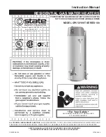 State Water Heaters 197425-004 Instruction Manual preview