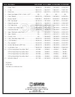 Preview for 2 page of State Water Heaters 40 DHMS Parts List