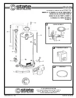 State Water Heaters 40 Parts List preview