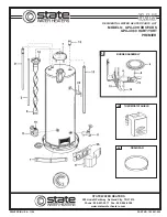 Предварительный просмотр 1 страницы State Water Heaters 50 HXRT/YXRT Parts List