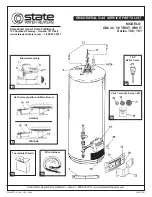 Предварительный просмотр 1 страницы State Water Heaters 50 YRVIT Service Parts