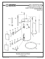 Предварительный просмотр 1 страницы State Water Heaters 80 DOCT Parts List