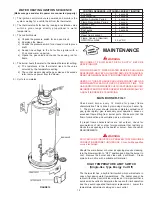 Предварительный просмотр 15 страницы State Water Heaters CCVIT PR6 50 Owner'S Manual