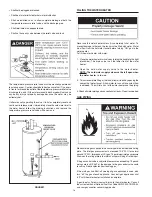 Предварительный просмотр 16 страницы State Water Heaters DIRECT VENT GAS WATER HEATERS Instruction Manual