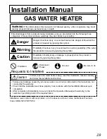 Preview for 29 page of State Water Heaters Gas Water Heater Owner'S Manual And Installation Manual