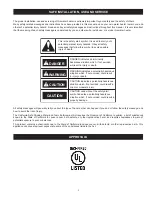 Preview for 3 page of State Water Heaters GP6 50 120 Instruction Manual