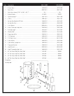 Preview for 4 page of State Water Heaters P6 30 20T1 Parts List