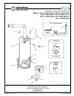 State Water Heaters PR6 40 CBDS Parts List preview