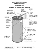 Предварительный просмотр 5 страницы State Water Heaters RESIDENTIAL ELECTRIC WATER HEATER Service Handbook