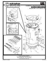 State Water Heaters SBD 150 Replacement Parts List предпросмотр