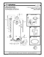 State Water Heaters SBS 65 65N Parts List предпросмотр