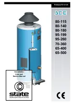 Предварительный просмотр 1 страницы State Water Heaters SCE 65-400 Installation, User And Service Manual