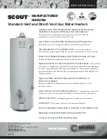 State Water Heaters SCI 30 YOMT Specifications предпросмотр