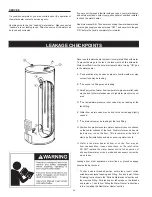 Предварительный просмотр 34 страницы State Water Heaters SHE 50 76N Instruction Manual