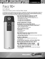 Предварительный просмотр 1 страницы State Water Heaters SHE50 100NE Specifications