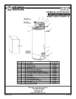 State Water Heaters SHE50 76 Replacement Parts List preview