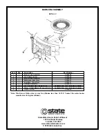 Preview for 4 page of State Water Heaters SHE50 76 Replacement Parts List