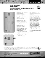 Предварительный просмотр 1 страницы State Water Heaters SMESS00107 Specification Sheet