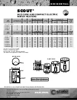 Предварительный просмотр 2 страницы State Water Heaters SMESS00107 Specification Sheet