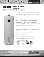 Предварительный просмотр 1 страницы State Water Heaters SMGSS00108 Specification Sheet