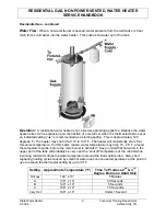 Предварительный просмотр 10 страницы State Water Heaters STC-080 Service Handbook