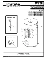 State Water Heaters TPG/TPO/TPD 140-140 THRU 140-720 Replacement Parts List предпросмотр