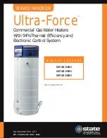 State Water Heaters Utra-Force STC-077 Service Handbook предпросмотр