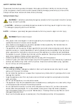 Preview for 3 page of STATESMAN BIW0814 Instruction Manual