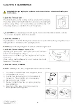 Preview for 24 page of STATESMAN BIW0814 Instruction Manual