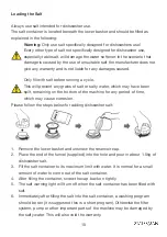 Предварительный просмотр 17 страницы STATESMAN FD10PWE Instruction Manual