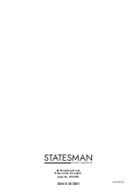 Preview for 20 page of STATESMAN SBS177X Instruction Manual