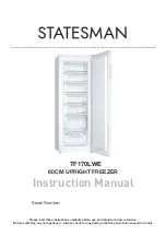 Preview for 2 page of STATESMAN TF170LWE Instruction Manual