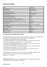 Preview for 7 page of STATESMAN TF170LWE Instruction Manual