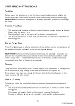 Preview for 14 page of STATESMAN TF170LWE Instruction Manual