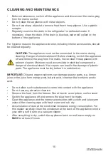 Preview for 16 page of STATESMAN TF170LWE Instruction Manual