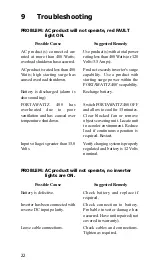 Предварительный просмотр 26 страницы Statpower Portawattz 400 Installation & Operation Manual