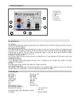 Предварительный просмотр 3 страницы STATRON 2256.1 Operation Instruction