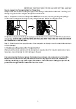 Preview for 11 page of Stats 5F63DE1 Assembly, Installation, Care,  Maintenance And User Instructions