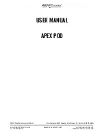 STATSports APEX POD User Manual preview