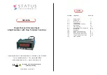 Предварительный просмотр 1 страницы Status Instruments DM3600A Manual