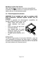 Предварительный просмотр 9 страницы Status Instruments DM4500U Instruction Manual