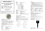 Status Instruments DM640P Quick Manual предпросмотр