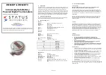 Предварительный просмотр 1 страницы Status Instruments DM640X Series Manual