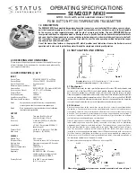 Status Instruments SEM203P MKII Operating Specifications preview