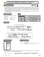 Status Instruments SEM210X User Instruction preview